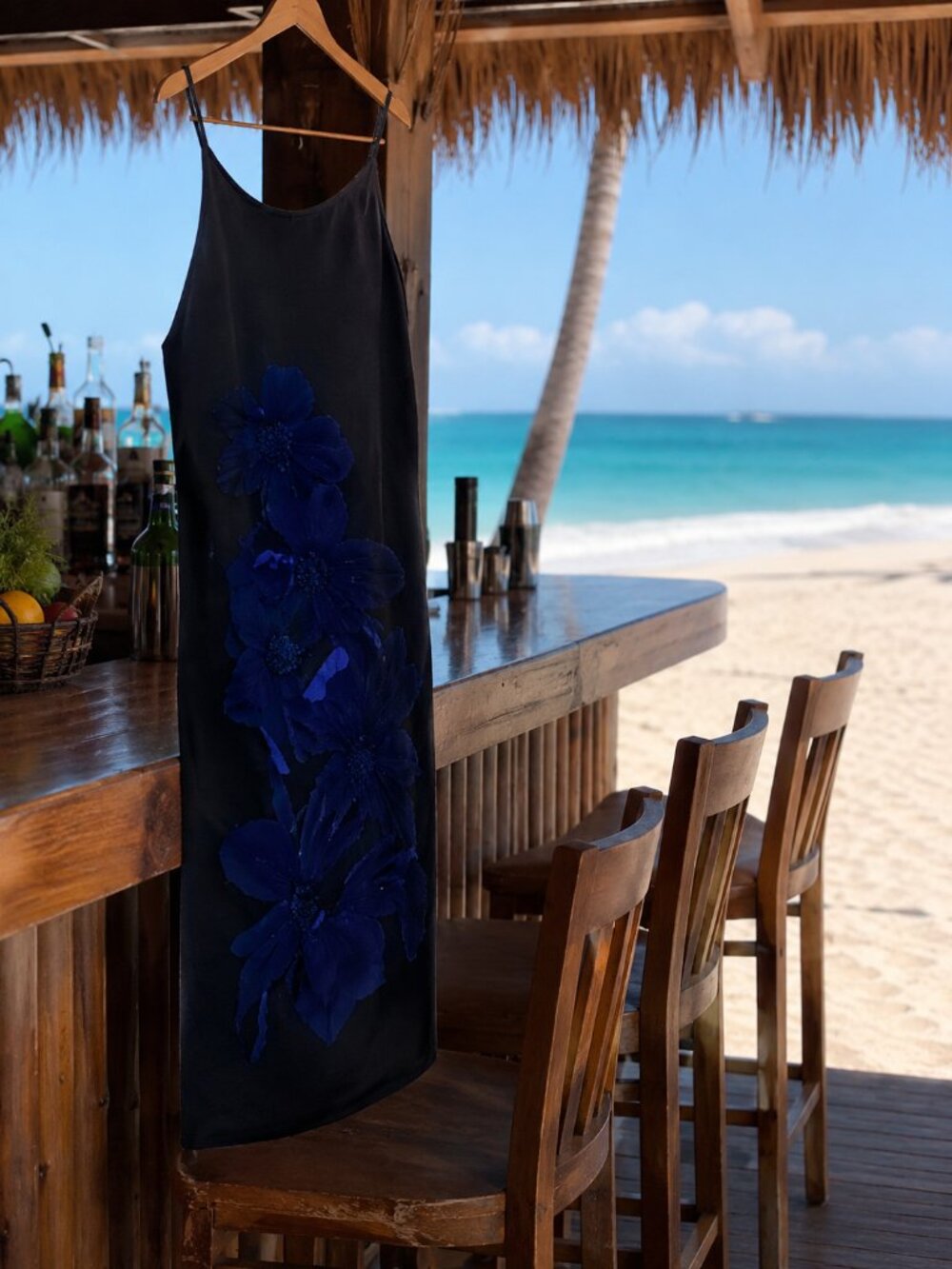 New Halston Heritage Designer Dress Size 14 – Black & Navy Cocktail Evening